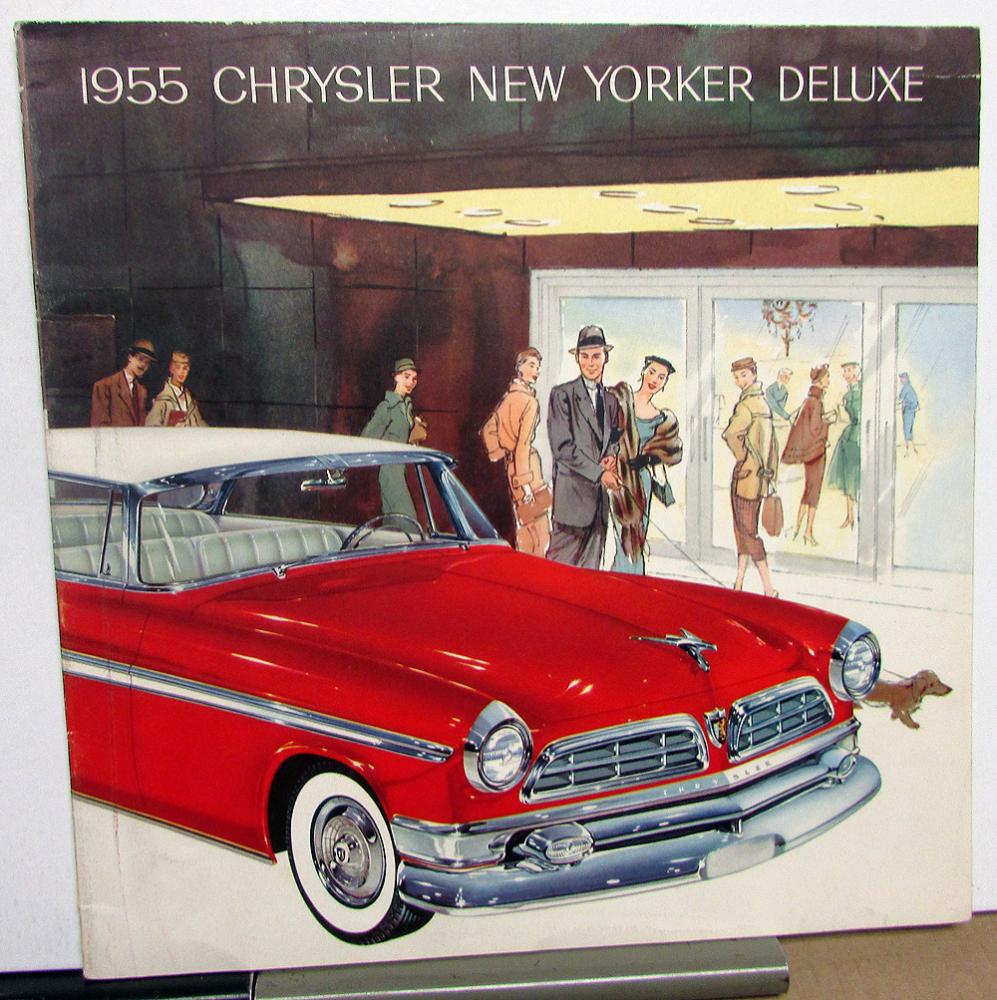 1955 Chrysler New Yorker Deluxe Sale Brochure Newport St Regis Town & Country