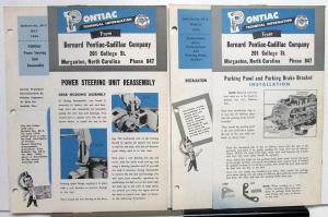 1954 Pontiac Dealer Technical Service Bulletins Craftsmen News Repair Updates