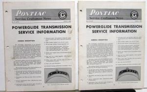 1953 Pontiac Dealer Technical Service Bulletins Craftsmen News Repair Updates