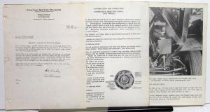 1953 Pontiac Dealer Technical Service Bulletins Craftsmen News Repair Updates