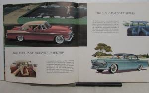 1956 Chrysler Windsor V8 Newport Nassau Town & Country Coupe XL Sale Brochure