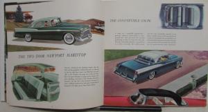 1956 Chrysler Windsor V8 Newport Nassau Town & Country Coupe XL Sale Brochure