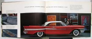 1958 Chrysler New Yorker Saratoga Windsor Color Sales Brochure Oversized