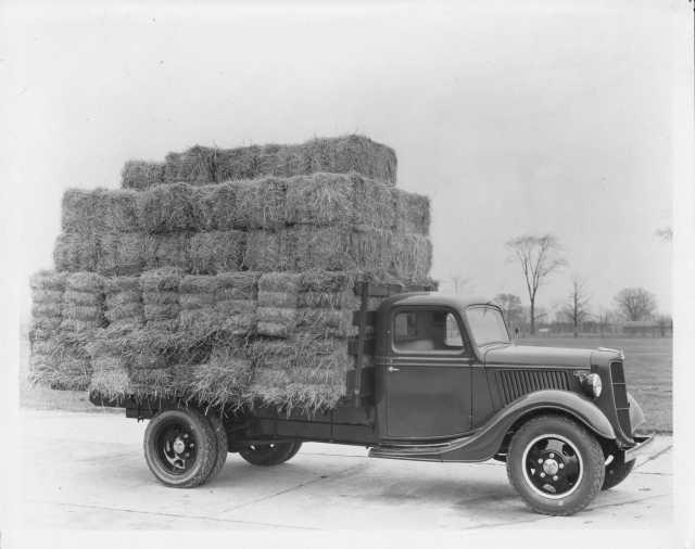 1936 Ford Flatbed Truck Press Photo 0563