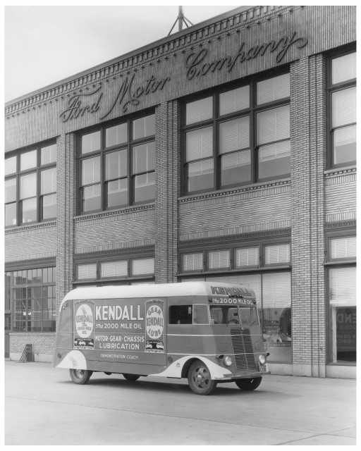 1938 Ford Coach Truck Press Photo 0564 - Kendall Motor Oil