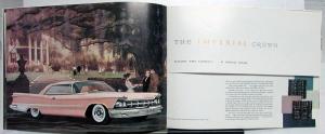 1959 Chrysler Imperial Custom Crown LeBaron Prestige Sales Brochure XL