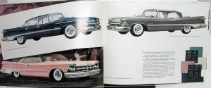 1959 Chrysler Imperial Custom Crown LeBaron Prestige Sales Brochure XL