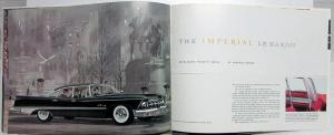 1959 Chrysler Imperial Custom Crown LeBaron Prestige Sales Brochure XL