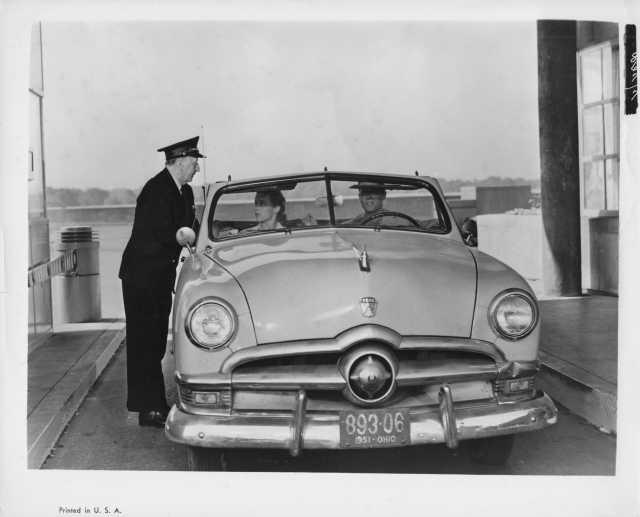 1950 Ford Convertible Press Photo 0571