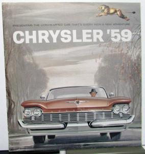 1959 Chrysler New Yorker Saratoga Windsor Prestige Sales Brochure XL