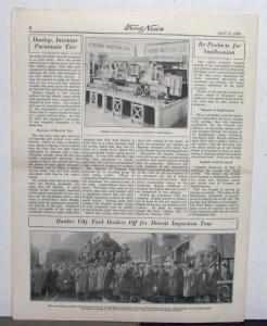 1926 Ford News 4/15/26 Model T Employee Paper