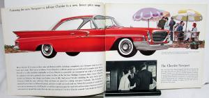1961 Chrysler Sales Brochure XL Newport Windsor New Yorker Large