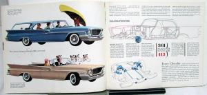 1961 Chrysler Sales Brochure XL Newport Windsor New Yorker Large