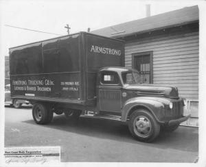 1946-1947 Ford Truck Press Photo 0586 - Armstrong Trucking - East Coast Body