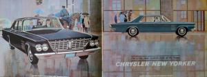NOS 1963 Chrysler New Yorker 300 Newport Color Sales Brochure