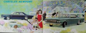 NOS 1963 Chrysler New Yorker 300 Newport Color Sales Brochure