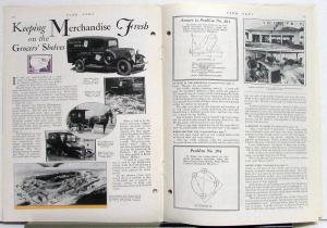 1933 Ford News January Issue 2 New V12 Lincolns Activities Review of 1932 Orig