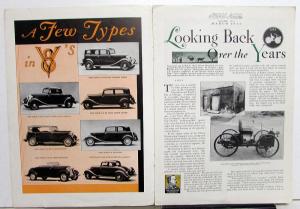 1933 Ford News March Issue NEW V8 & Types Soybean Crops Original