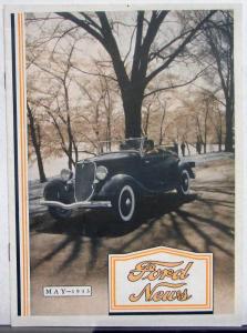 1933 Ford News May Issue Golden Ford Jubilee Commercial Transportation Original