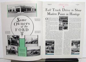 1933 Ford News Sept Issue Performance in Economy Truck Business Needs Original