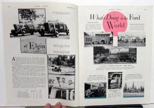 1933 Ford News Sept Issue Performance in Economy Truck Business Needs Original