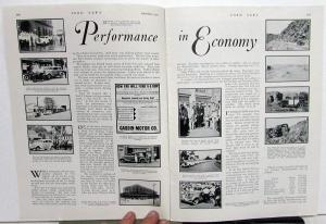 1933 Ford News Sept Issue Performance in Economy Truck Business Needs Original