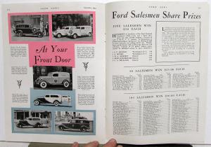 1933 Ford News Sept Issue Performance in Economy Truck Business Needs Original