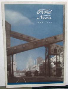 1934 Ford News May Issue Southern CA Aqueduct Builders Original