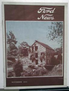 1934 Ford News November Issue 1935 Program Announced Original