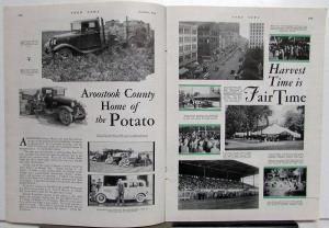 1934 Ford News November Issue 1935 Program Announced Original