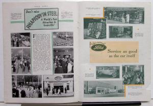 1934 Ford News November Issue 1935 Program Announced Original