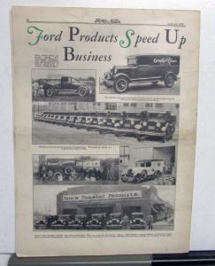 1929 Ford News 4/15/29 Model A Employee Paper