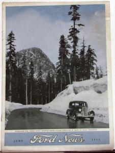 1935 Ford News June Issue Oregon Trail Original