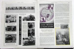 1935 Ford News June Issue Oregon Trail Original