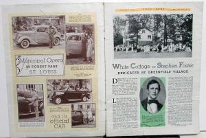1935 Ford News August Issue Original