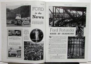 1935 Ford News August Issue Original