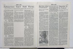 1943 Ford News 4/42 Model A Employee Paper COPY