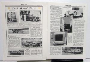 1930 Ford News 9/1/30 Model A Employee Paper