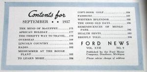 1937 Ford News 12 Issues Set Complete Year Original