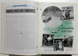 1937 Ford News June Issue Lincoln Zephyr Milk Delivery Original