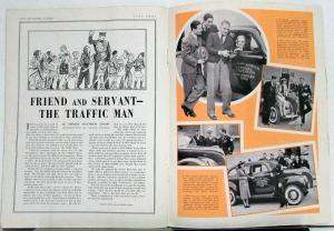 1938 Ford News May Issue De Luxe V8 AD on Back Cover Original