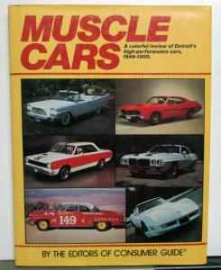 Muscle Cars Book Corvette Mustang Cuda GTX  AMX GS GTO Fairlane