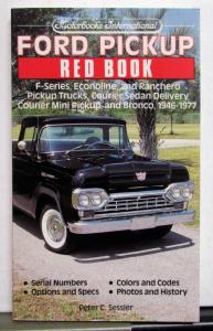 Ford Pickup Red Book F Series Econoline Ranchero Courier Delivery Bronco Specs