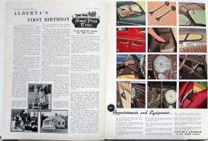 1938 Ford News December Issue Mercury 8 Ad Original