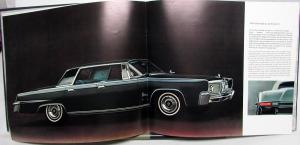 1964 Chrysler Imperial Crown LeBaron Prestige Oversized Color Sales Brochure