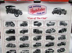 1913-1942 The Antique Studebaker Club Members Cars Poster Large