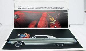 1965 Chrysler 300 New Yorker Newport Original Oversized Color Sales Brochure