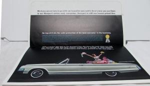 1965 Chrysler 300 New Yorker Newport Original Oversized Color Sales Brochure