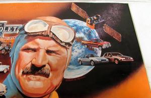 1986 Chevrolet Dealer Showroom Poster 75th Anniversary Louis Chevrolet Large