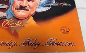 1986 Chevrolet Dealer Showroom Poster 75th Anniversary Louis Chevrolet Large